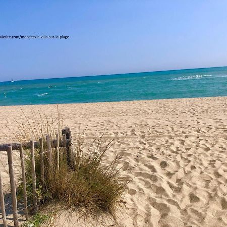 Barcaresa-Villa Sur Le Sable Vue Mer Panoramique Piscine Clim Wifi Le Barcarès Kültér fotó